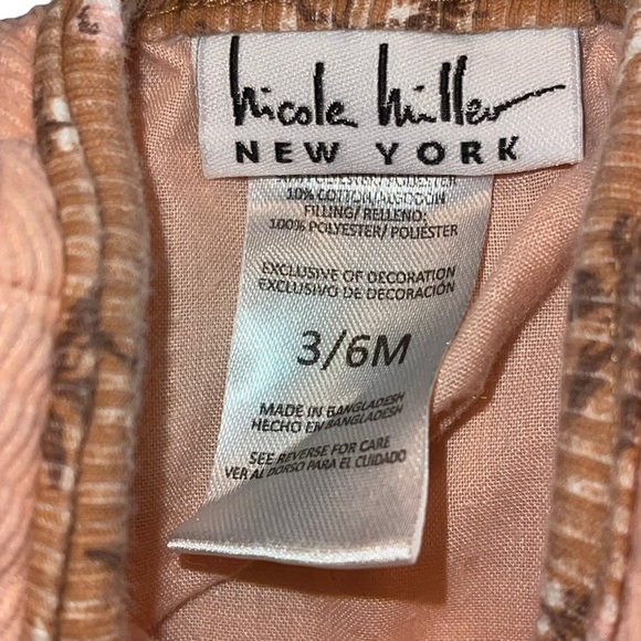 Nicole Miller New York Infant Girls 2 Piece Set Quilted Corduroy Jacket 3-6 Mo - Picture 4 of 4